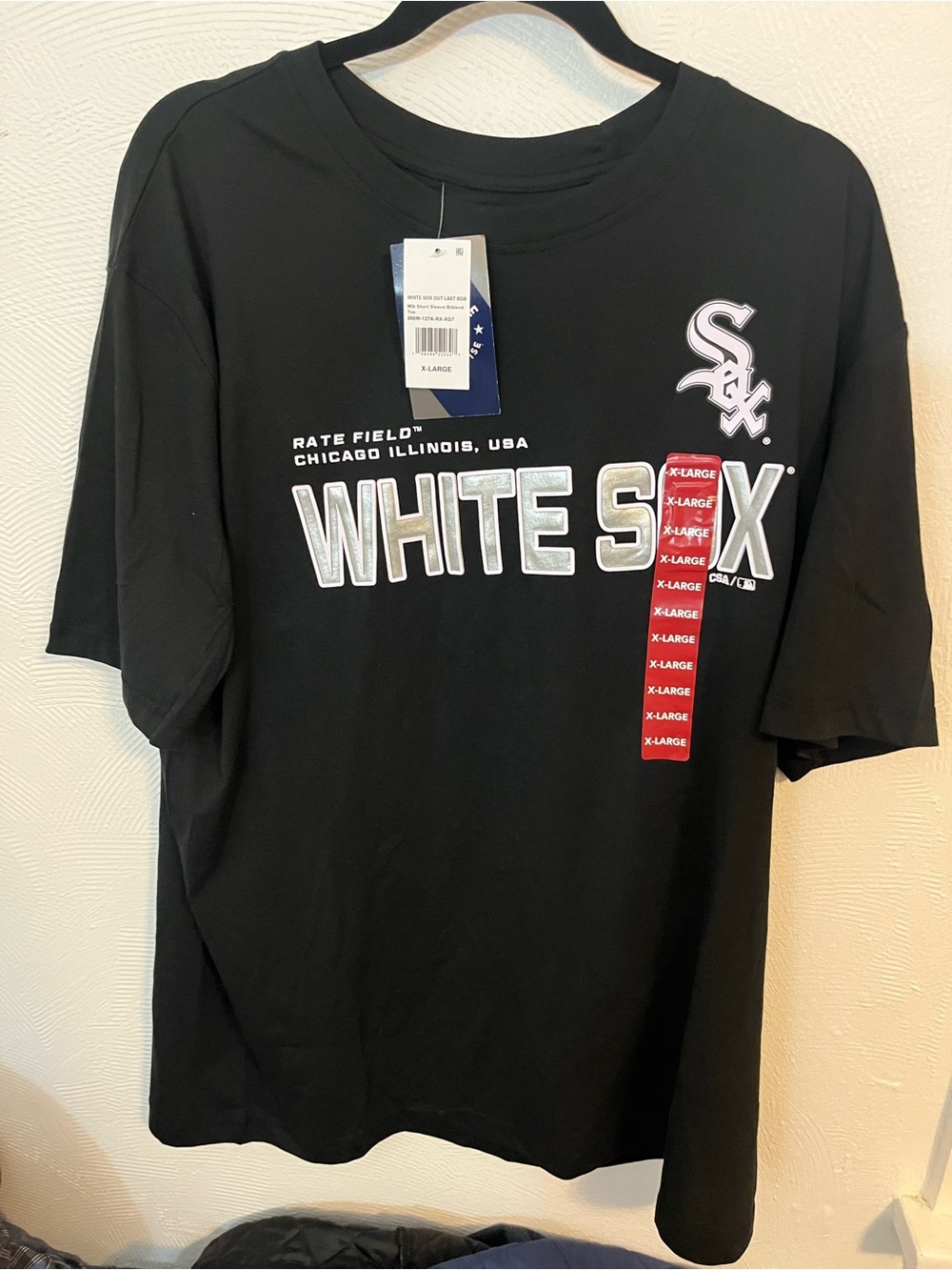 Chicago White Sox Black Graphic Short Sleeve Tee
